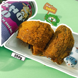 Khô bò miếng hồng ngự 250g - Ăn vặt Subeo