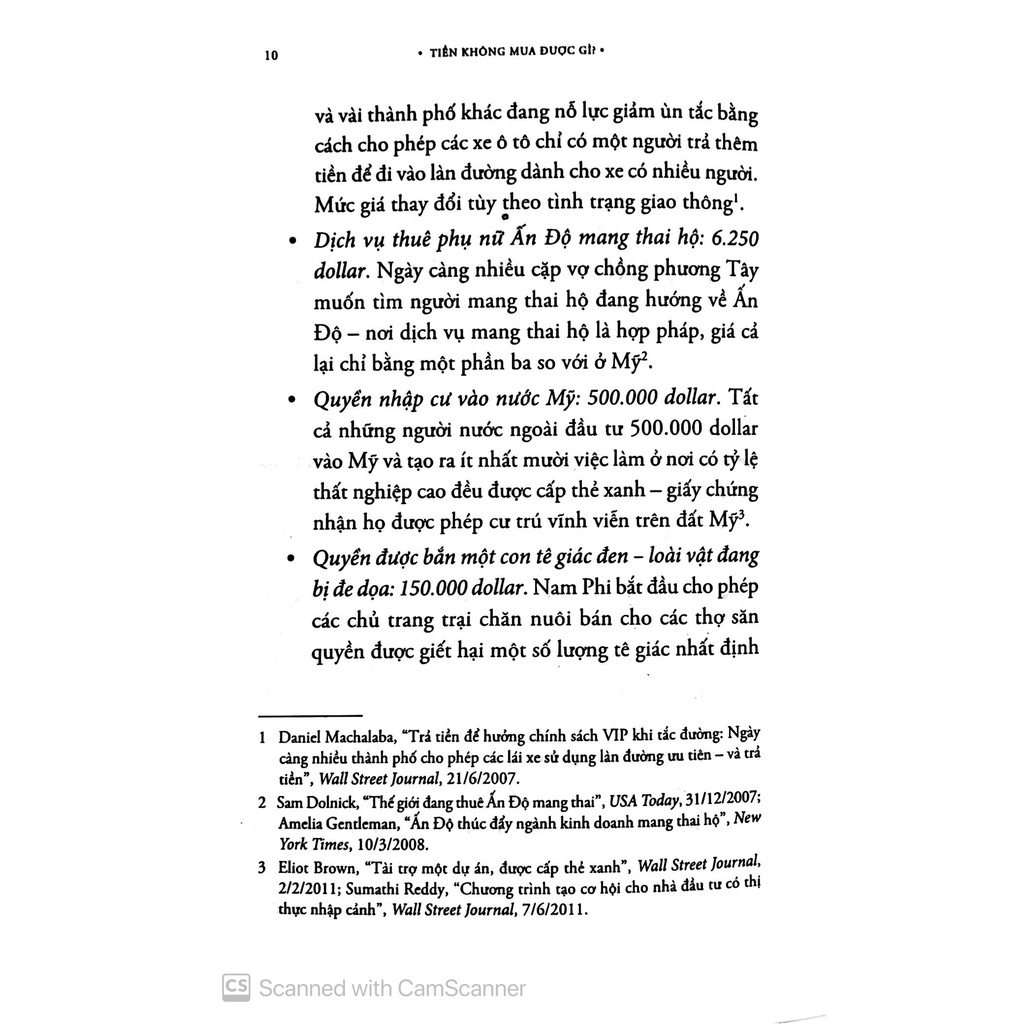 Sách - Tiền Không Mua Được Gì? - Michael Sandel