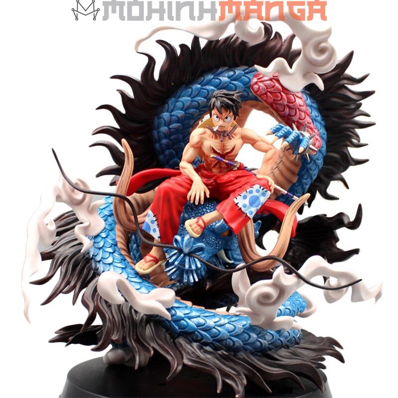 Mô hình Monkey D Luffy vs Kaido rồng Dragon One Piece Đảo hải tặc cao 39cm