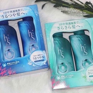 [CHÍNH HÃNG] BỘ DẦU GỘI XẢ TRỊ GÀU, NGỨA ĐẦU HS  370ml 🇯🇵