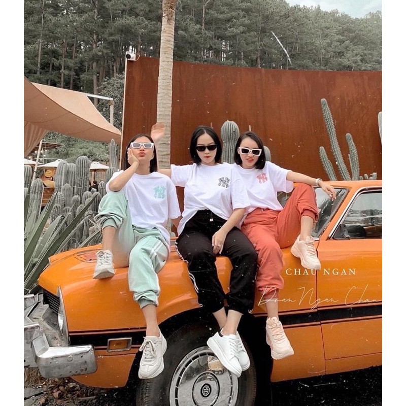 Set Thể Thao Áo Thun + Quần Bom Sọc