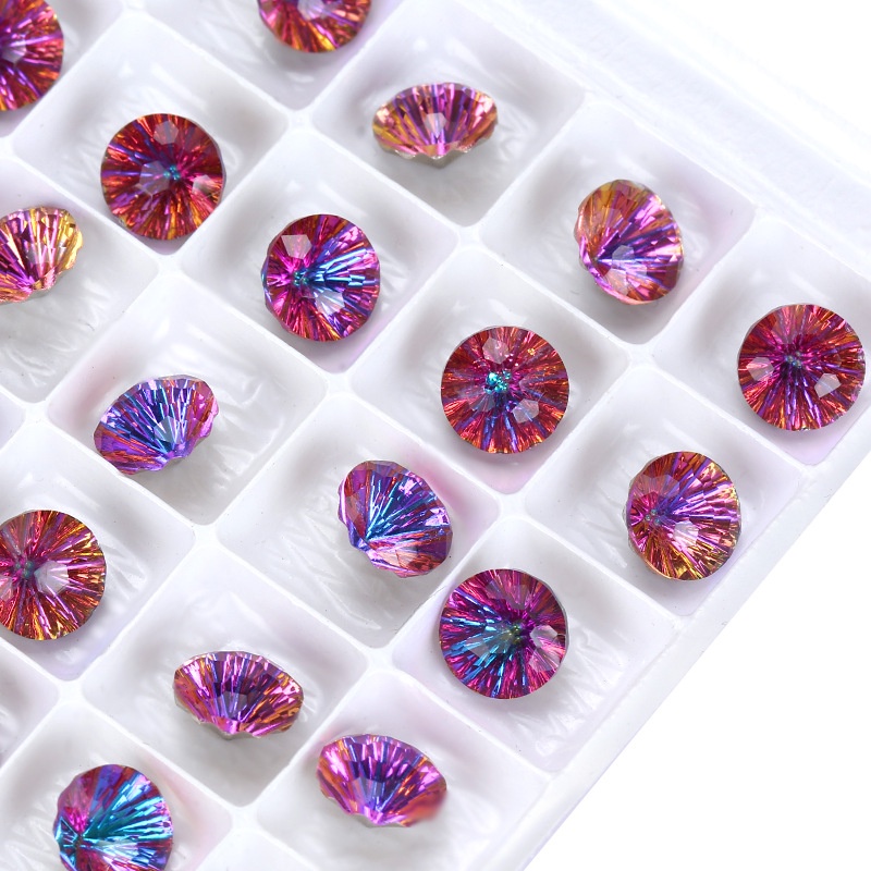 Set 42 Viên Đá 8*8 Đính Móng Tay Trang Trí Kính