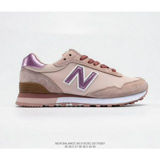 New Balance NB515 Giày nữ Giày chạy bộ Giày thể thao Ngoài trời Cổ điển Màu hồng nhạt