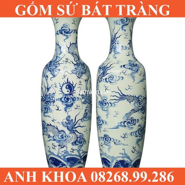 Lọ lộc bình, choé thờ - Gốm sứ Bát Tràng Anh Khoa