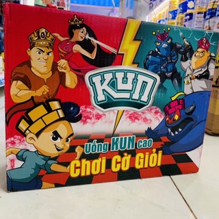 Thùng sữa chua uống Kun chai 48x90ml