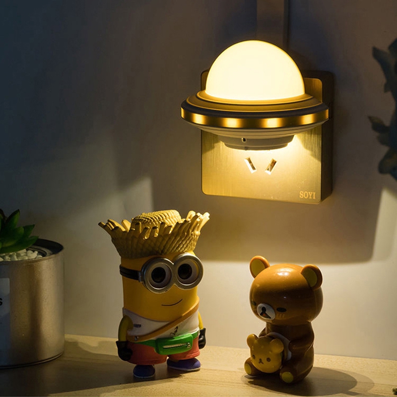 Đèn Ngủ Hình Ufo Sáng Tạo Độc Đáo Cho Phòng Ngủ