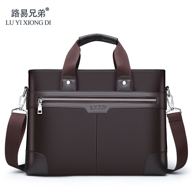 Túi xách nam túi xách kết cấu chất lượng cao túi đeo vai túi xách kinh doanh | BigBuy360 - bigbuy360.vn