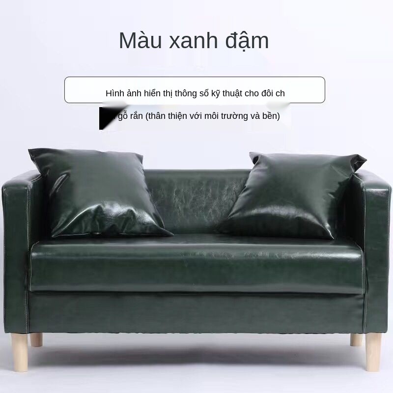 Sofa mới phòng khách căn hộ chung cư nhỏ cho thuê đơn giản hiện đại ngủ da đôi