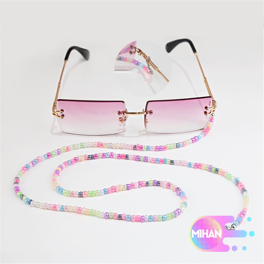 Dây đeo mắt kính chống thất lạc dạng chuỗi hạt bằng acrylic thiết kế thời trang