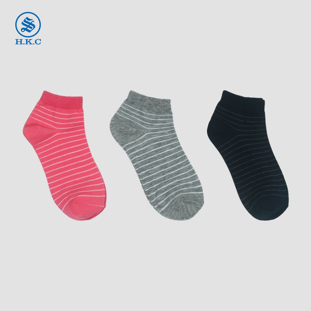 Combo 5Đ TẤT NỮ C32 Kẻ Ngang- Tất Cổ Cao