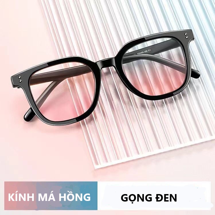 Kính Mắt Má Hồng Jengiang Kính thời trang chống UV400 Unisex phong cách Hàn Quốc