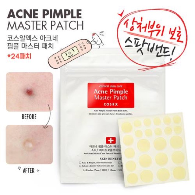 Miếng Dán Hút Mụn Acne Pimple Master Patch Cosrx 24 Miếng