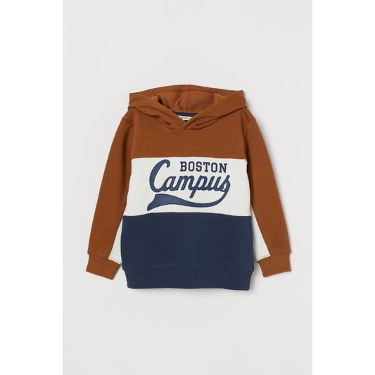 Áo nỉ hoody bé trai Hm auth
