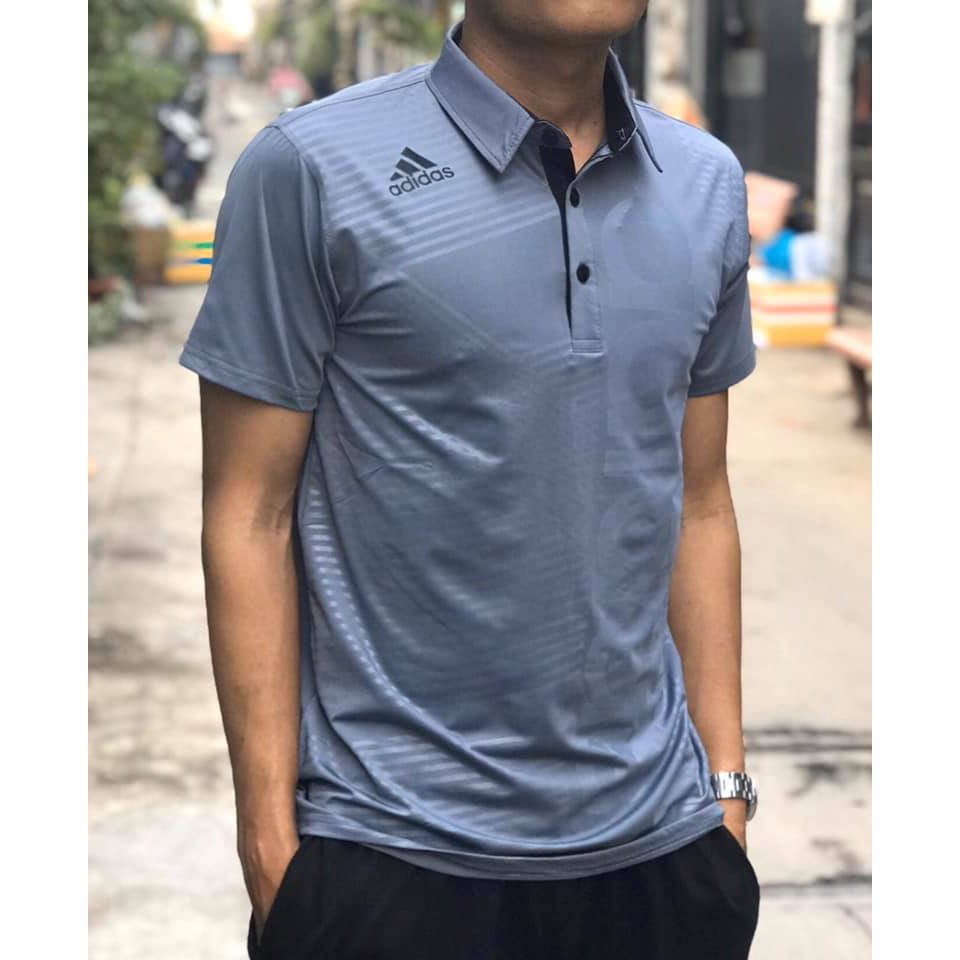 [50-104KG] Có Video, Áo thể thao nam cổ bẻ chất thun lạnh co giãn 4 chiều, áo thể thao có cổ | BigBuy360 - bigbuy360.vn