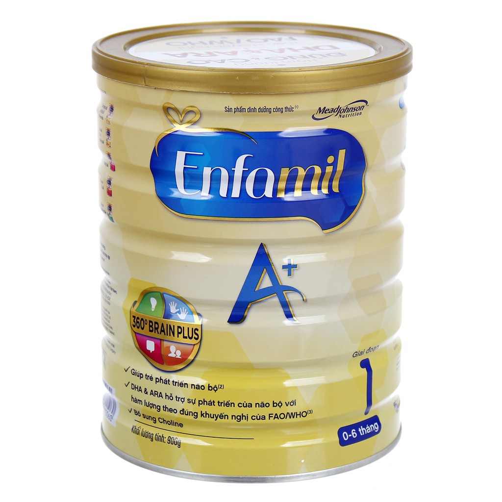 Sữa bột Enfamil A+ 360 1 900g 💟 ENFAMIL 💟 giúp bé phát triển rất nhanh, tạo nền tảng phát triển vững chắc.