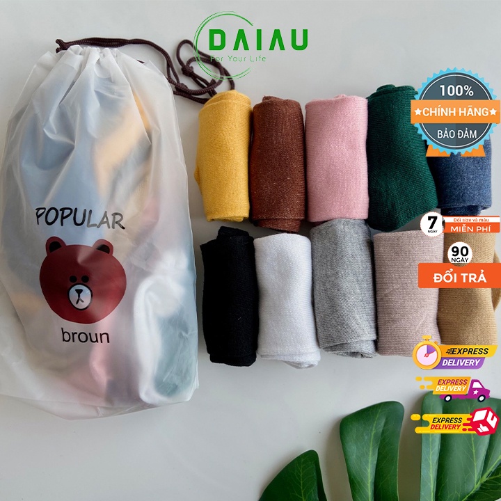 Tất Gấu Nữ  Cổ Ngắn Chất Cotton Thoáng Mát Phong Cách Hàn Quốc Đẹp 10 Màu COMBO 5 Đôi TG10 | BigBuy360 - bigbuy360.vn