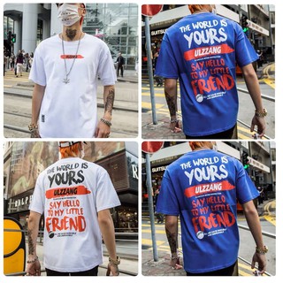 Áo Thun Nam Tay Lỡ Phom Rộng THE WORLD IS YOURS Cá Tính HOT 2019 ADA AO 10050