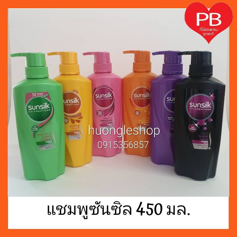 Dầu gội Sunsilk Thái Lan siêu mềm mượt 425ml
