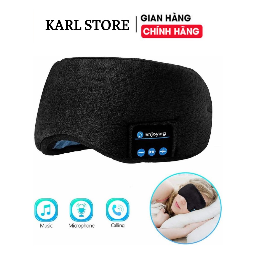 Băng Bịt Mắt Ngủ Sleepthy có tai nghe Kết Nối Bluetooth 5.0, Mặt nạ che mắt ngủ thiết kế tiện dụng