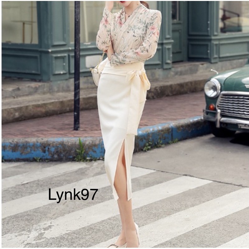 Chân váy dài dáng bút chì  xẻ tà /chân váy công sở/chân váy công sở dáng dài/chân váy thiết kế | BigBuy360 - bigbuy360.vn