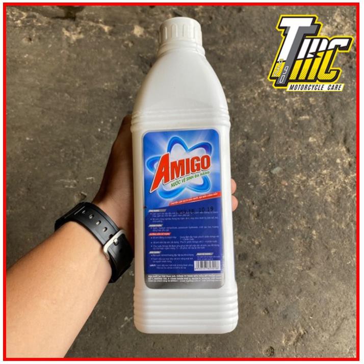 Nước tẩy đa năng siêu sạch Amigo (1 lít)