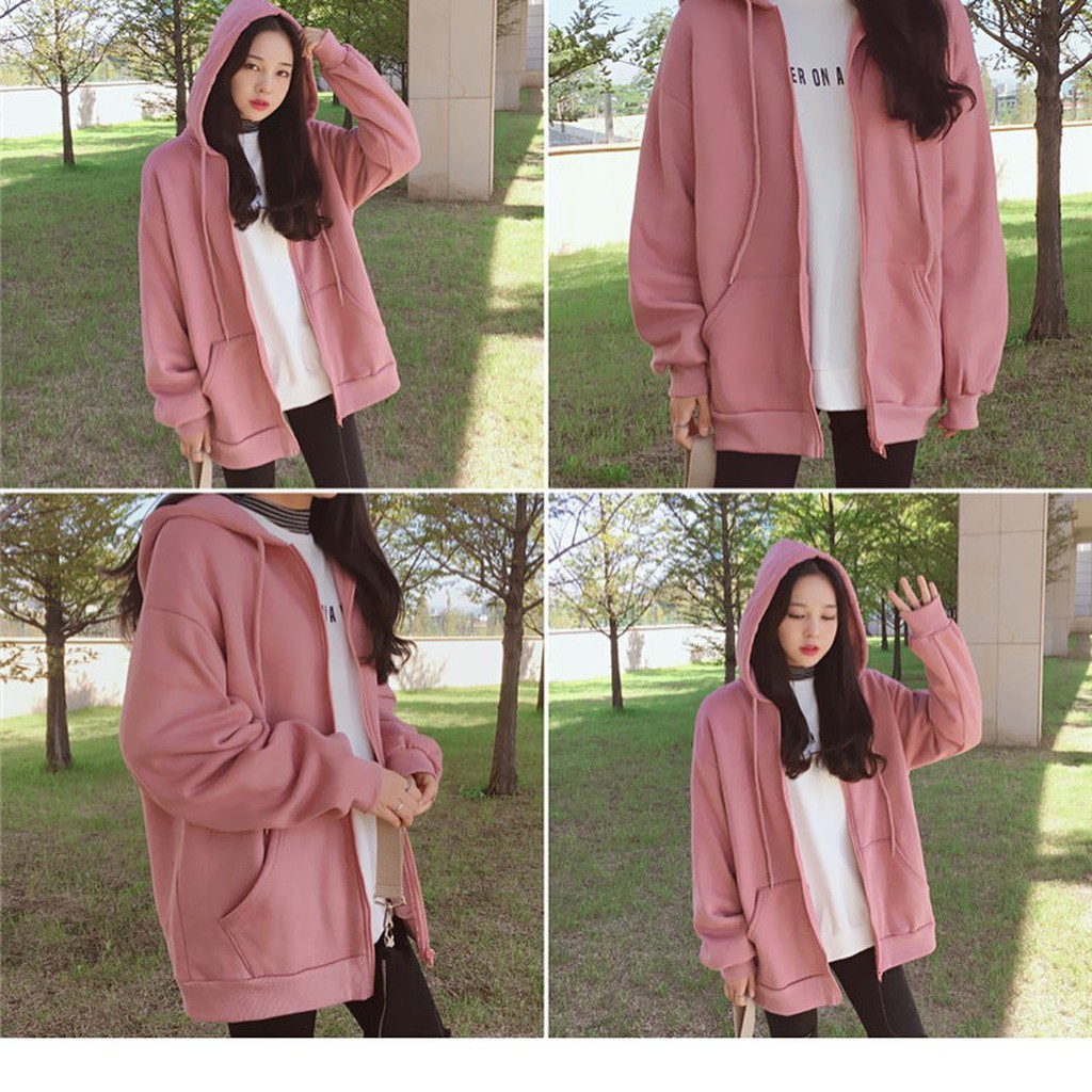 ÁO HOODIE ZIP TRƠN NHIỀU MÀU | BigBuy360 - bigbuy360.vn