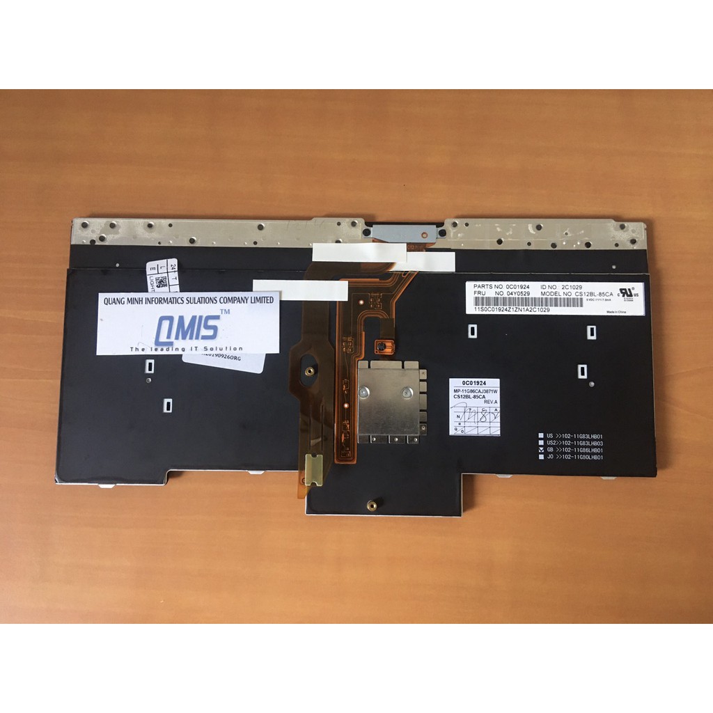Bàn phím laptop Lenovo ThinkPad T430 T430s X230 T530 W530 L430 L530 – T430