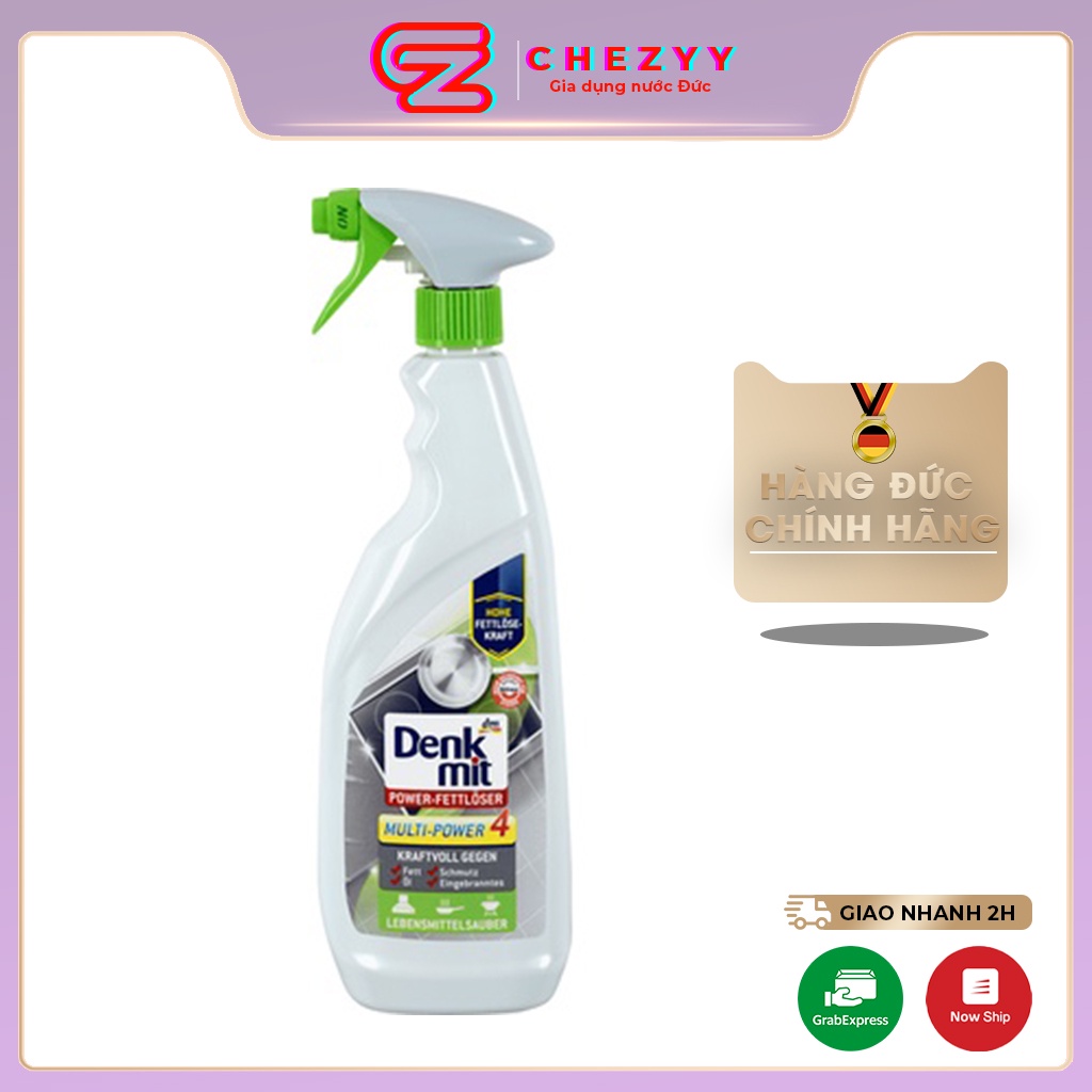 Chai xịt tẩy rửa mặt bếp đa năng Denkmit 750ml [Hàng Đức chính hãng]