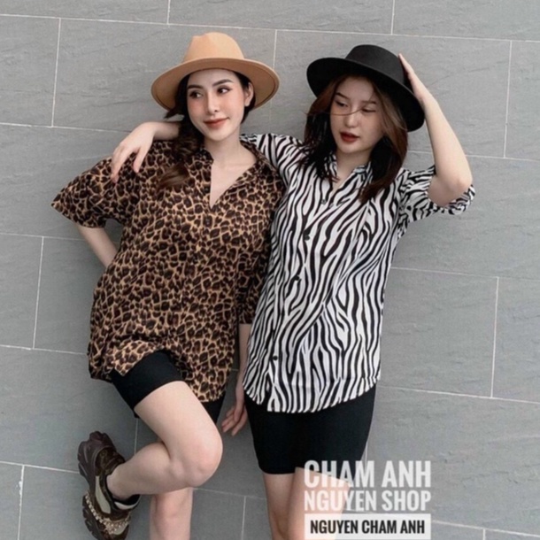 Áo sơ mi da beo form rộng tay lỡ cực hot , chất kate lụa mềm mịn thoải mái