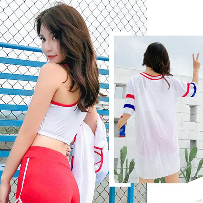 Korean Fashion New Ladies Split Three-piece Suit Bikini Large Size Sexy Slim Thin Cover Belly Hot Spring Swimsuit | BigBuy360 - bigbuy360.vn