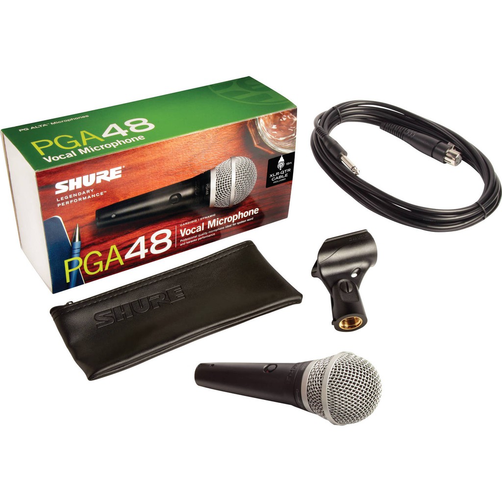Micro Shure PGA48-QTR - Chính hãng BH 12 tháng