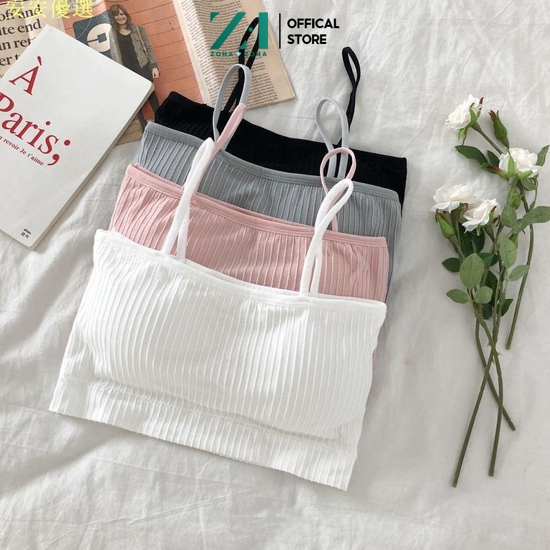 Áo Bra Cotton 2 Dây Gợi Cảm Trẻ Trung BR02