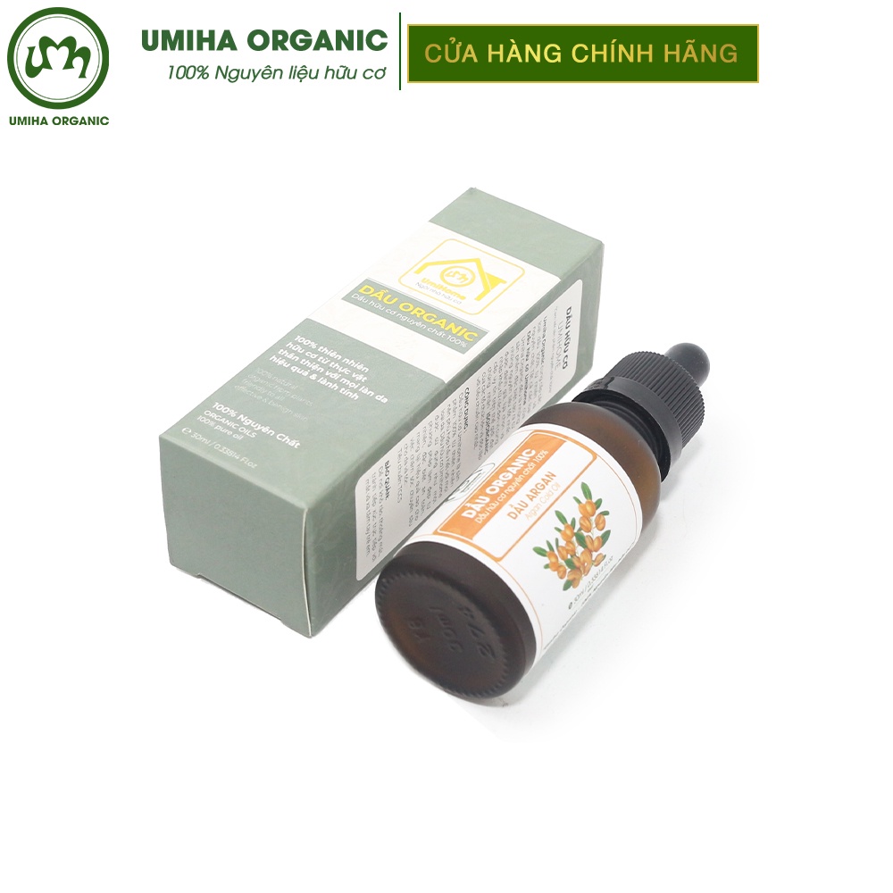 Dầu Argan hữu cơ UMIHA nguyên chất | Argan Cold Pressed Oil 100% Organic 10ml