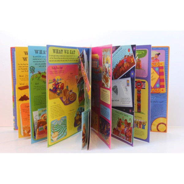 Sách: My Pop - Up atlas of people - Bản đồ con người của tôi
