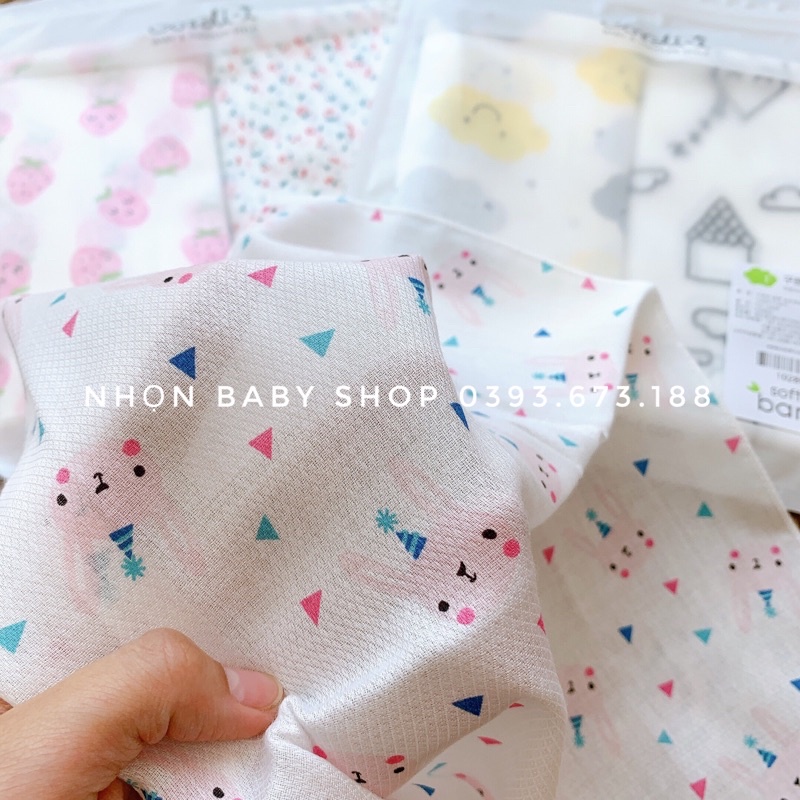 Set 10 khăn xô sữa sợi tre cao cấp nội địa Hàn Quốc - Cordi