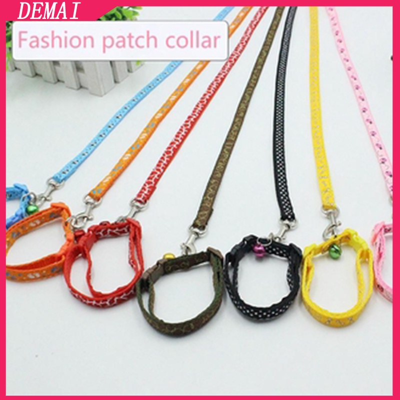 Dây đeo cổ dắt đi dạo ngoài trời có thể điều chỉnh dành cho cún con / mèo con / Chihuahua / Terrier Schnauzer