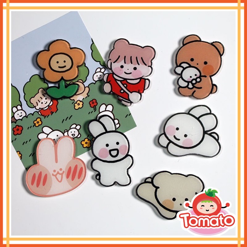 Huy hiệu balo, Pin cài áo Cartoon Badge Nhật Bản TH01