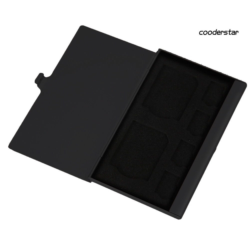 Hộp đựng thẻ nhớ SD TF bằng hợp kim nhôm