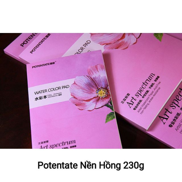 Giấy Lẻ màu nước Potentate 300g/230g set 10 tờ a5