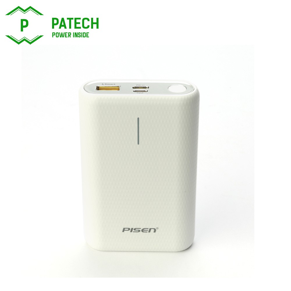 Sạc dự phòng PISEN Quick Charger 10000mAh (QC3.0, PD3.0, Lightning ) - Hàng chính hãng