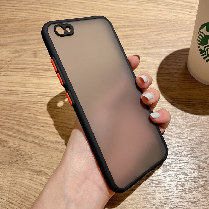 Ốp Lưng Trong Nhám Viền Màu Cho Điện Thoại Vivo Y66 Y67 Y71 Y76s Y81 / Y81S Y83 / Y83S Y83a Y85 Y85a Y93 Y93s Y97