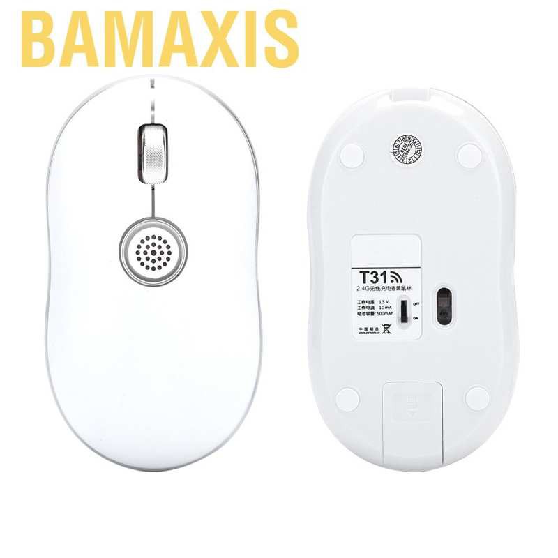 Chuột Bamaxis 2.4g Sạc Được Cho Laptop