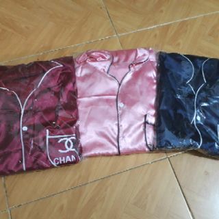 Nu áo Bộ pizama chất lụa mát áo cộc quần cộc