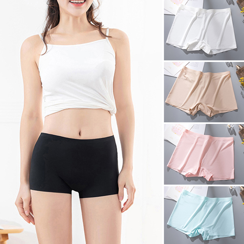 Quần Lót Cotton Không Đường May Màu Trơn Cho Nữ