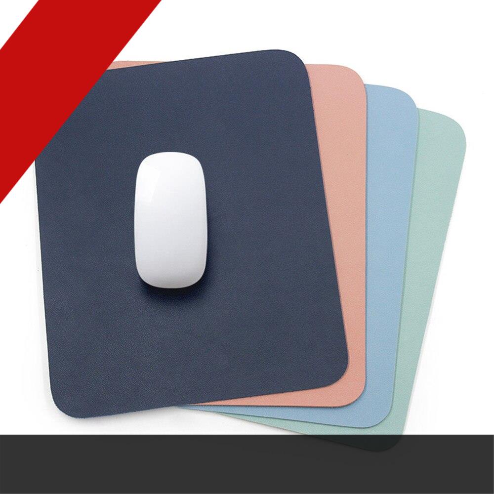 Miếng lót chuột hai mặt bằng da chống trượt cho Laptop PC MacBook