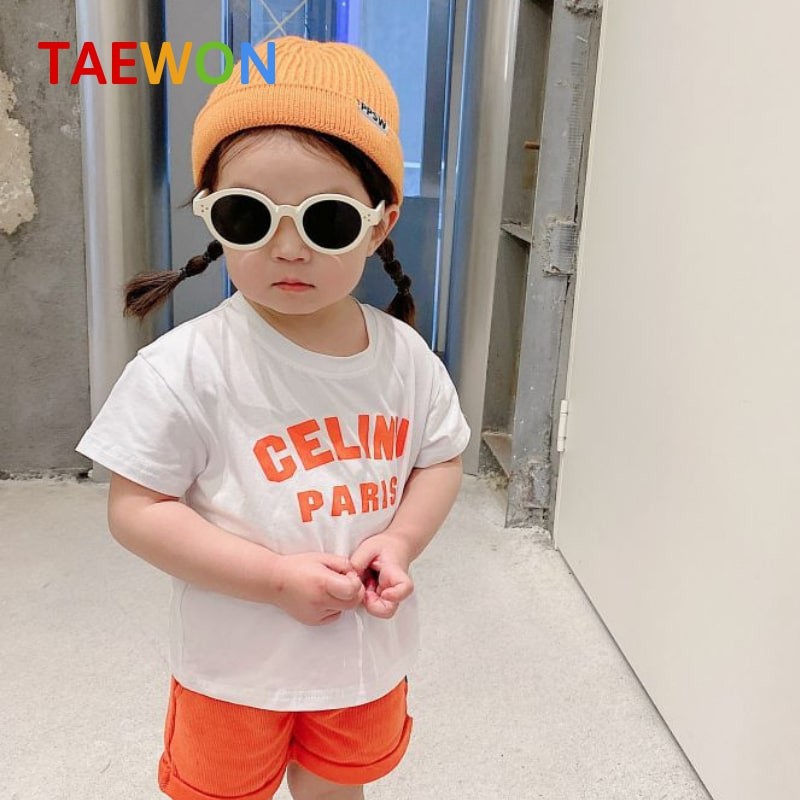 Áo phông bé trai Hàn Quốc chất cotton , Áo thun trẻ em bé gái đẹp từ 1 đến 5 tuổi Taewon Kids AT12