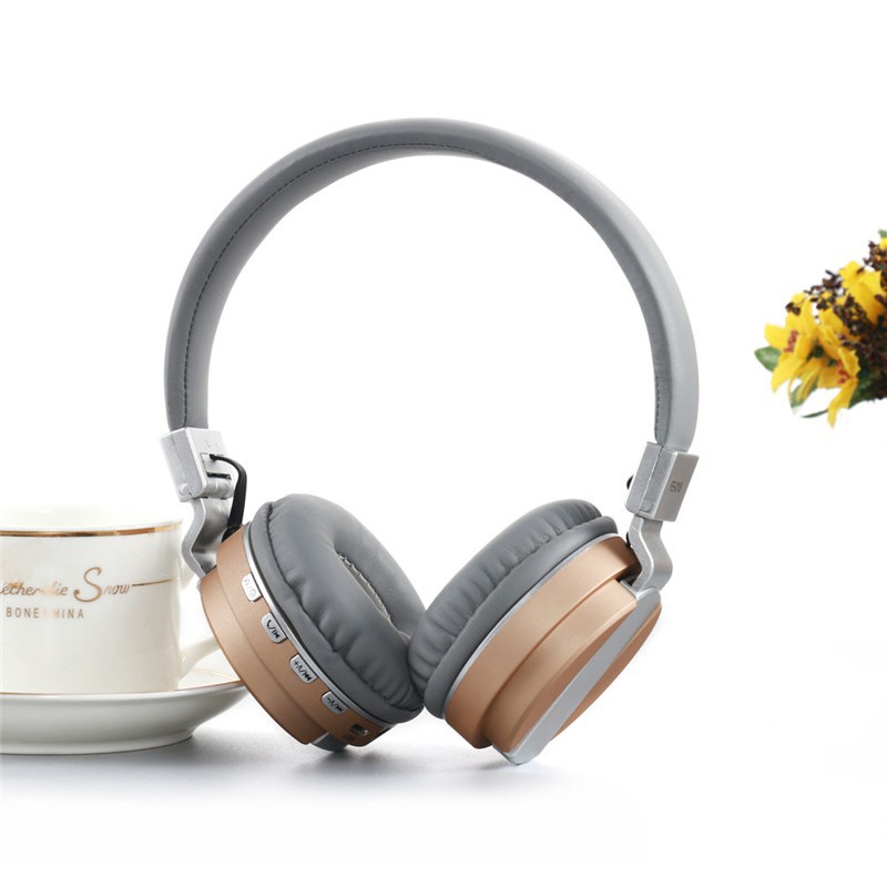 Tai nghe Bluetooth hỗ trợ thẻ nhớ TF và kết nối đài FM | BigBuy360 - bigbuy360.vn