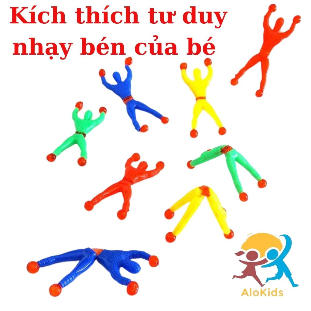 Đồ Chơi Người Nhện Leo Dính Tường Độc đáo Cho Bé AlokidsTb