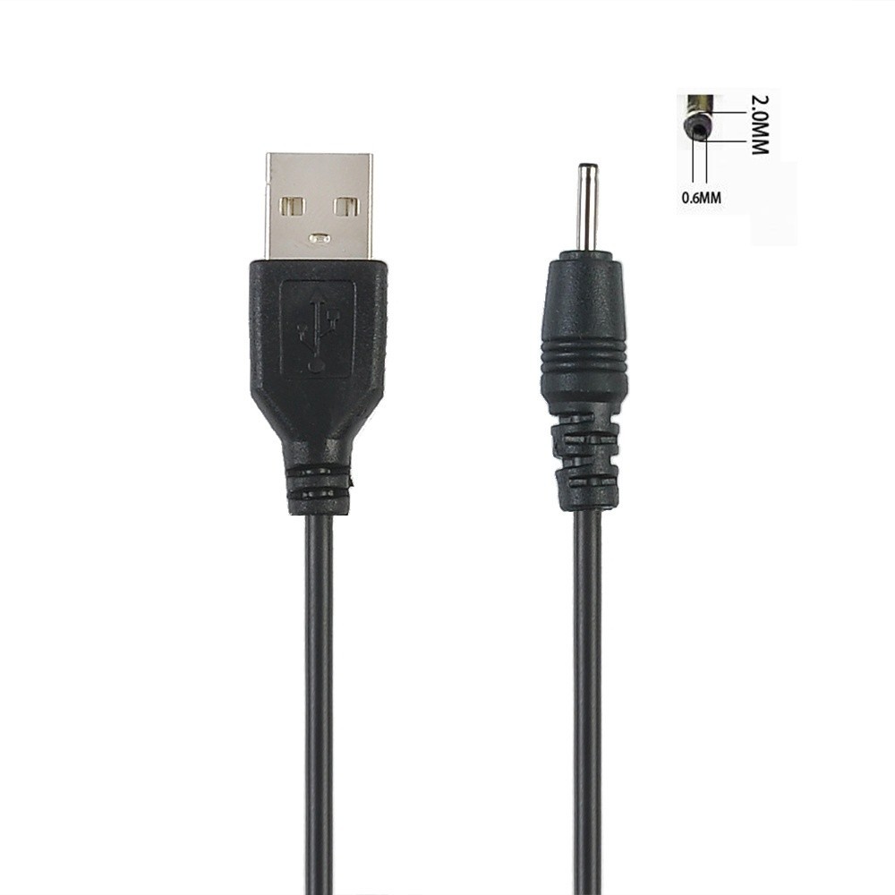 Dây cáp sạc chuyển đổi USB A Male sang 2.0 2.5 3.5 4.0 5.5mm 5V DC