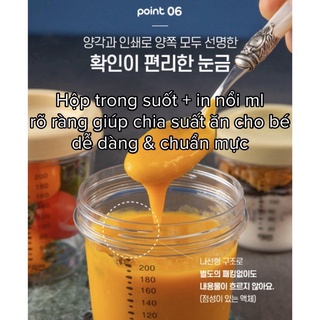 [Tách lẻ] SET 3 Hộp Trữ Sữa /Thức Ăn TGM Natural Hàn Quốc.